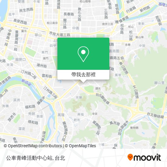 公車青峰活動中心站地圖