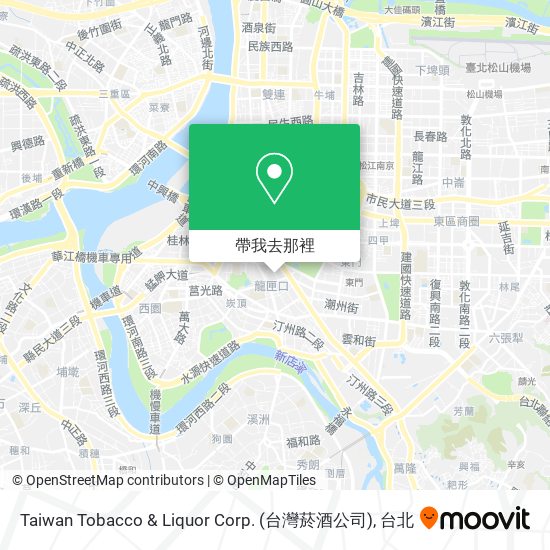 Taiwan Tobacco & Liquor Corp. (台灣菸酒公司)地圖