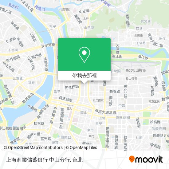 上海商業儲蓄銀行  中山分行地圖