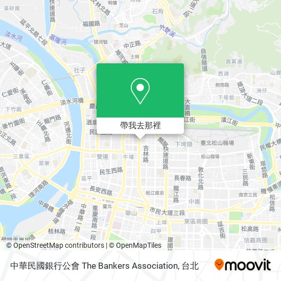 中華民國銀行公會 The Bankers Association地圖