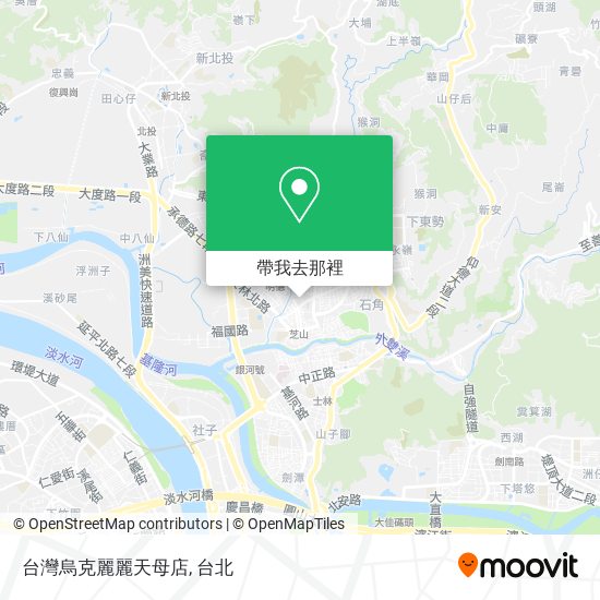 台灣烏克麗麗天母店地圖
