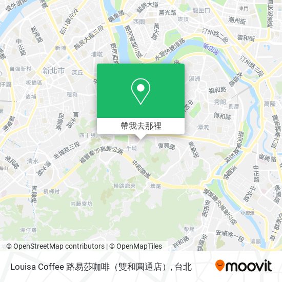Louisa Coffee 路易莎咖啡（雙和圓通店）地圖