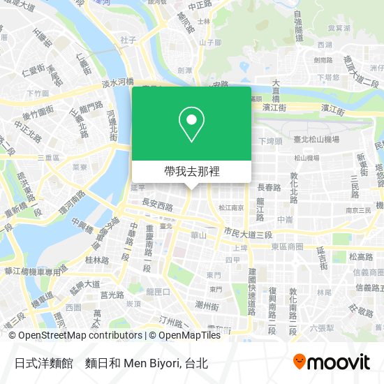 日式洋麵館　麵日和 Men Biyori地圖