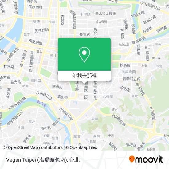 Vegan Taipei (潔暘麵包坊)地圖