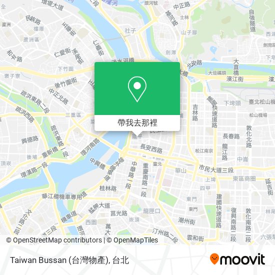 Taiwan Bussan (台灣物產)地圖