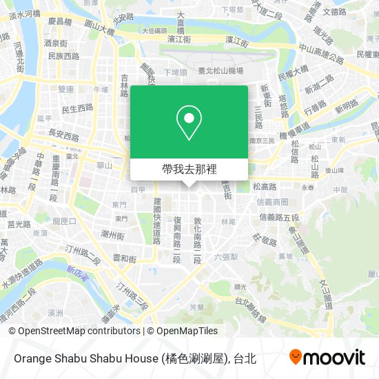 Orange Shabu Shabu House (橘色涮涮屋)地圖