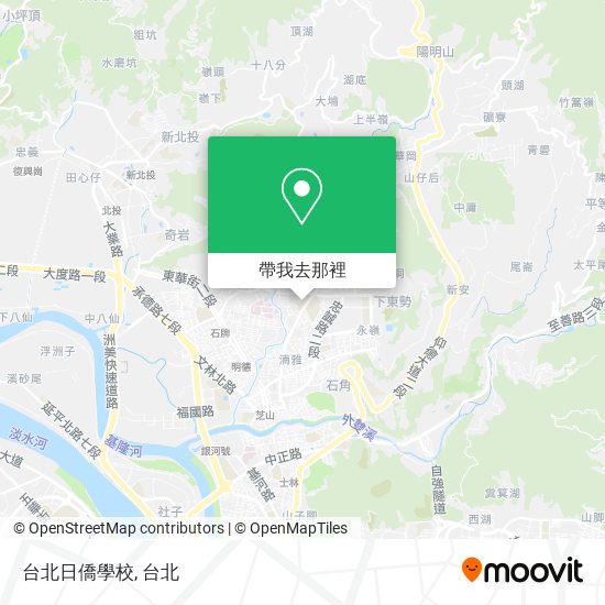 台北日僑學校地圖