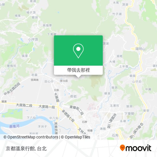 京都溫泉行館地圖