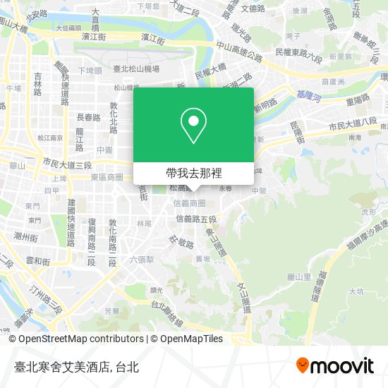 臺北寒舍艾美酒店地圖