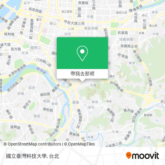 國立臺灣科技大學地圖
