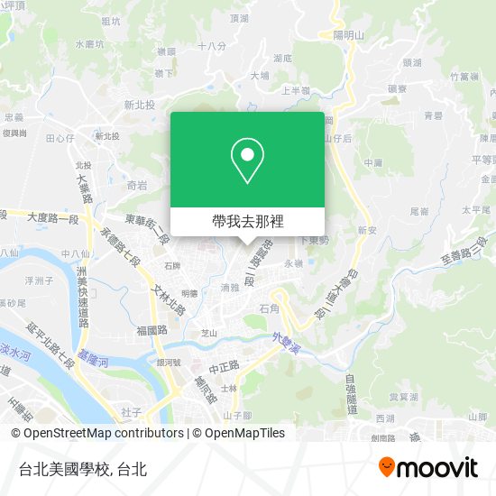 台北美國學校地圖