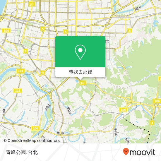 青峰公園地圖