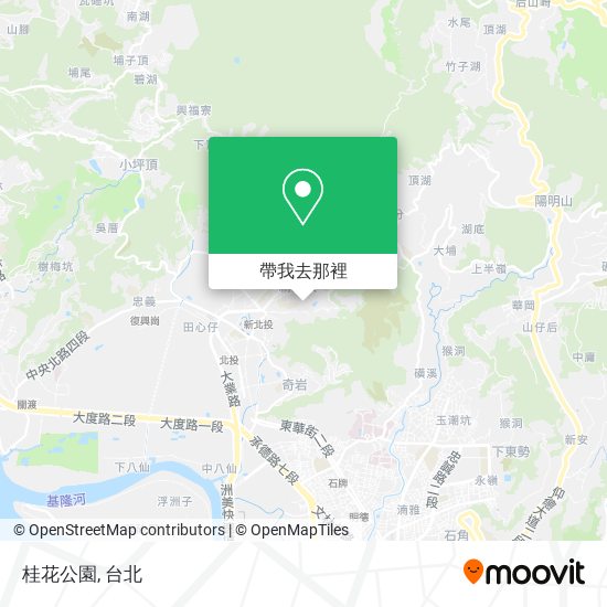 桂花公園地圖