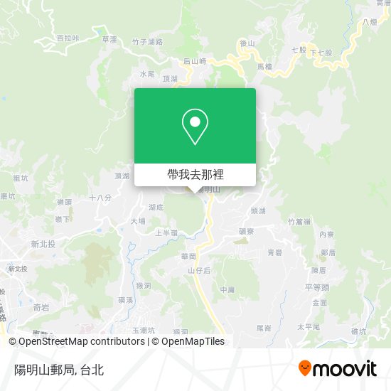 陽明山郵局地圖