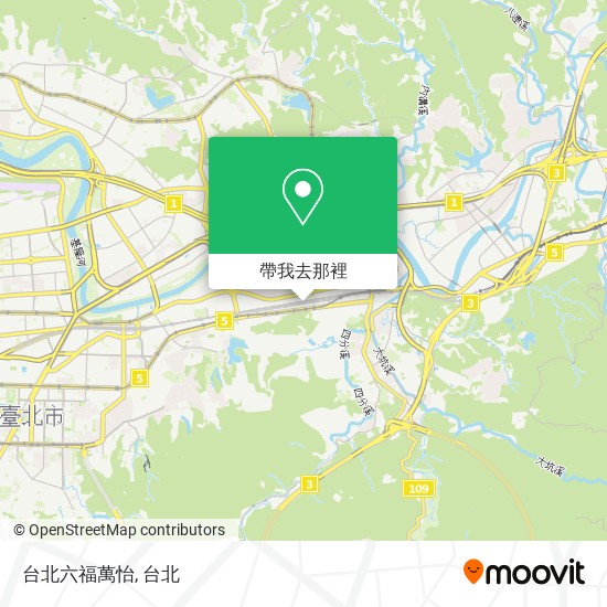 台北六福萬怡地圖
