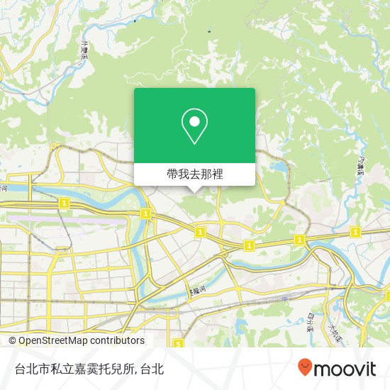 台北市私立嘉霙托兒所地圖