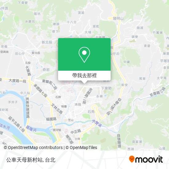 公車天母新村站地圖