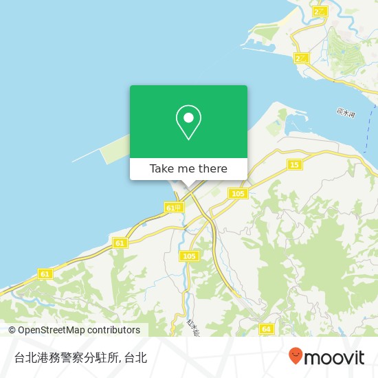 台北港務警察分駐所地圖