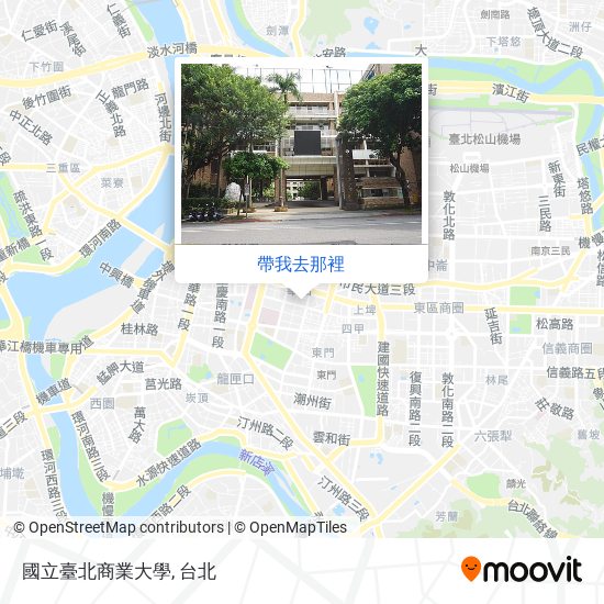 國立臺北商業大學地圖