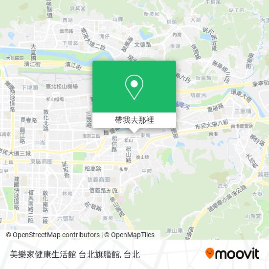 美樂家健康生活館 台北旗艦館地圖