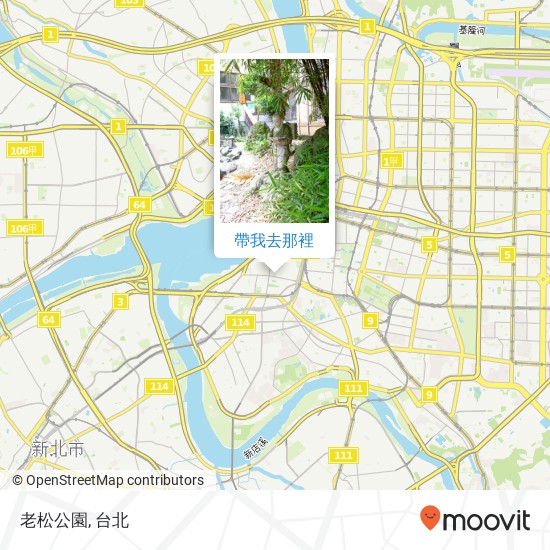 老松公園地圖