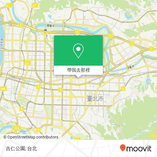 吉仁公園地圖