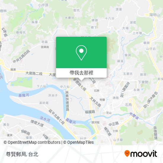尊賢郵局地圖