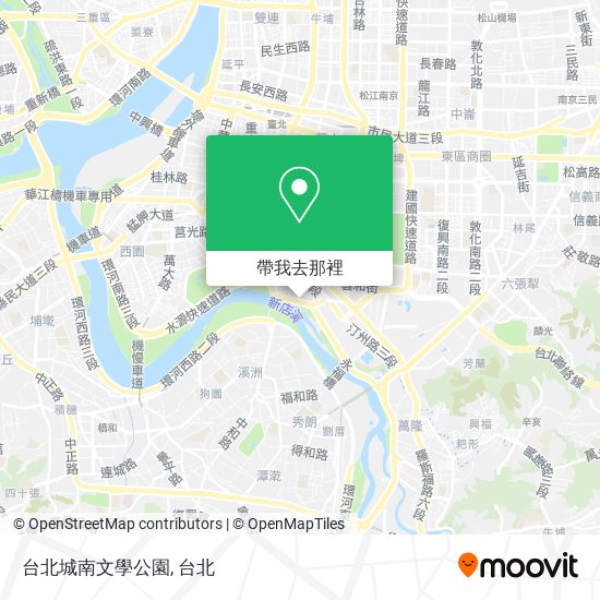 台北城南文學公園地圖