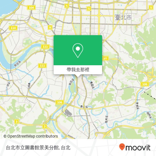 台北市立圖書館景美分館地圖