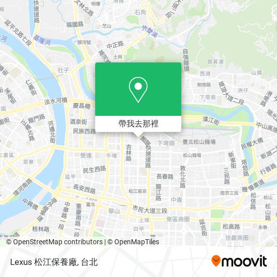 Lexus 松江保養廠地圖