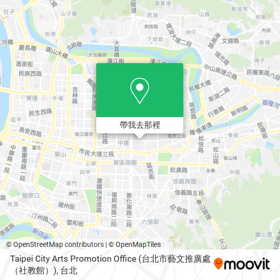 Taipei City Arts Promotion Office (台北市藝文推廣處（社教館）)地圖