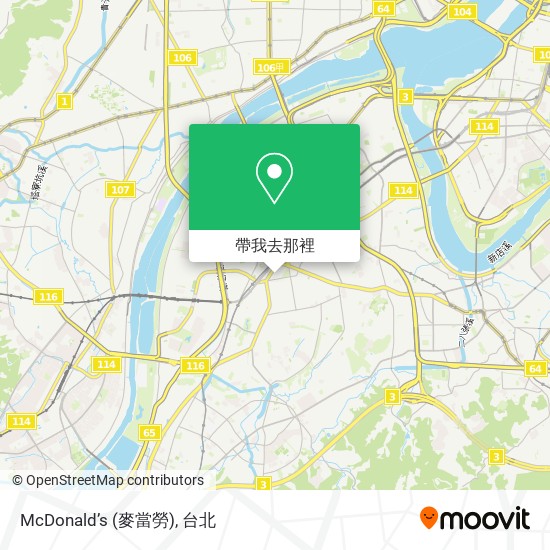 McDonald’s (麥當勞)地圖