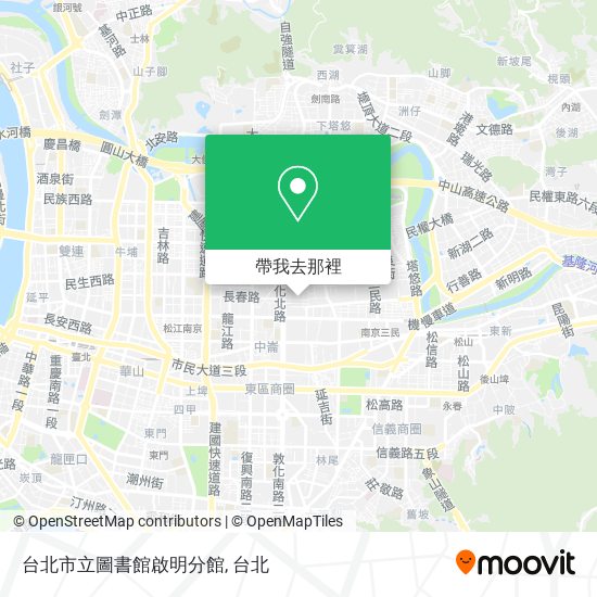 台北市立圖書館啟明分館地圖