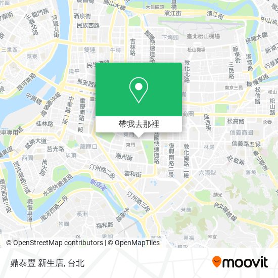 鼎泰豐 新生店地圖