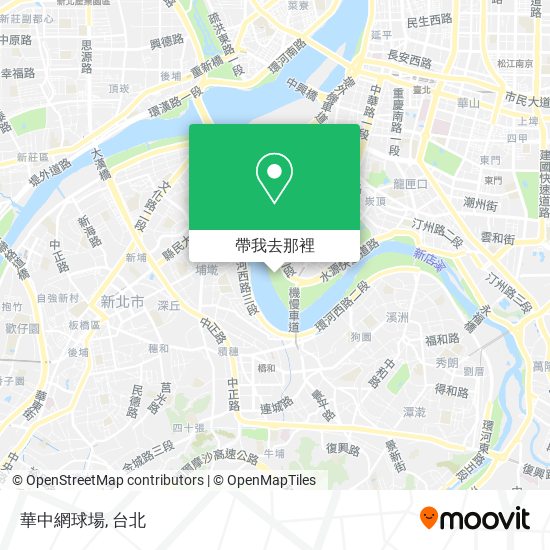 華中網球場地圖