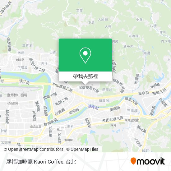 馨福咖啡廳 Kaori Coffee地圖