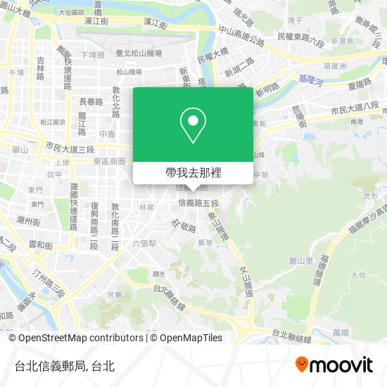 台北信義郵局地圖
