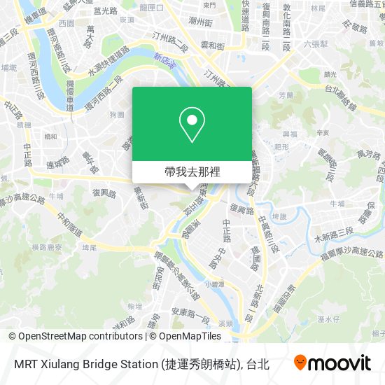 MRT Xiulang Bridge Station (捷運秀朗橋站)地圖