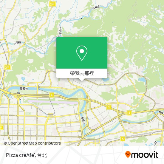 Pizza creAfe'地圖