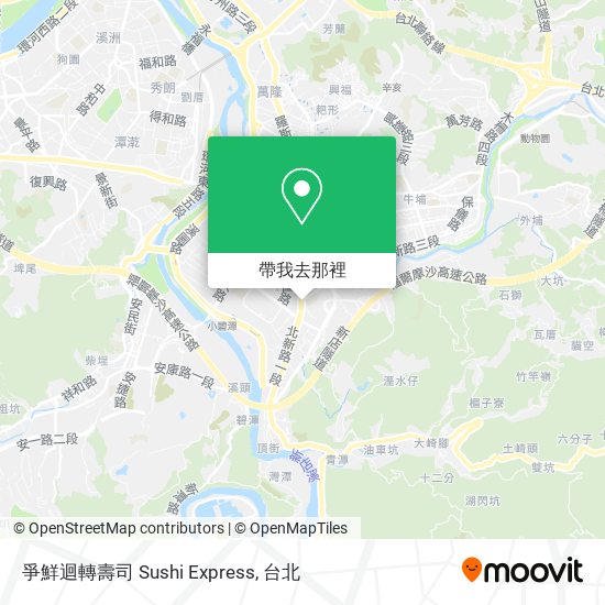 爭鮮迴轉壽司 Sushi Express地圖