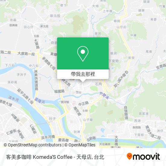 客美多咖啡 Komeda‘S Coffee - 天母店地圖