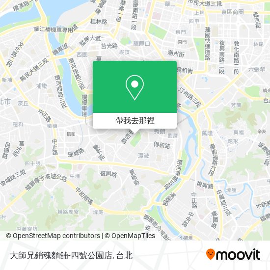 大師兄銷魂麵舖-四號公園店地圖
