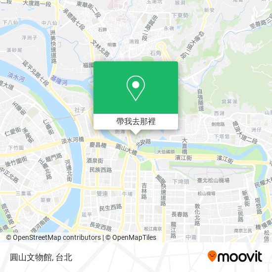 圓山文物館地圖