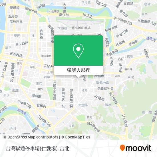 台灣聯通停車場(仁愛場)地圖