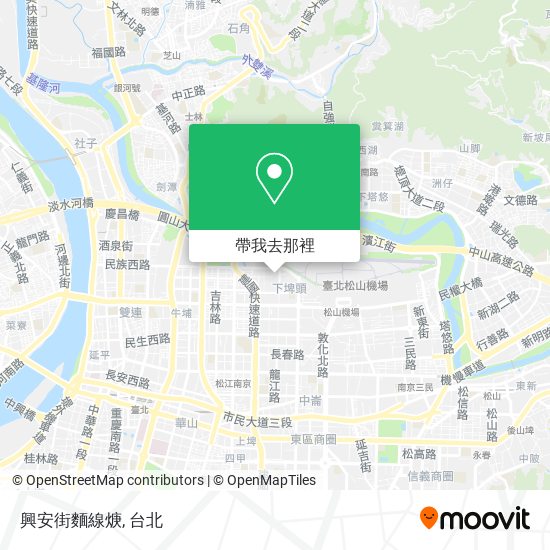 興安街麵線焿地圖