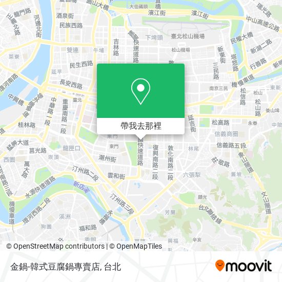 金鍋-韓式豆腐鍋專賣店地圖