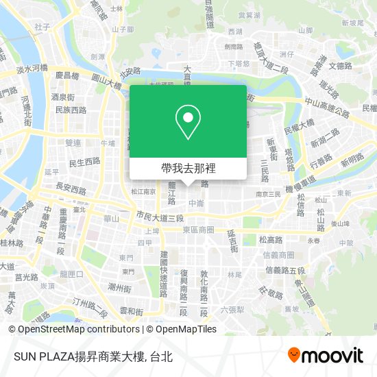 SUN PLAZA揚昇商業大樓地圖