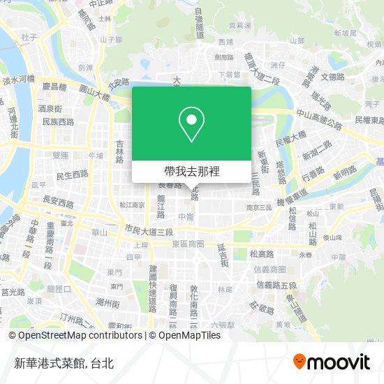 新華港式菜館地圖