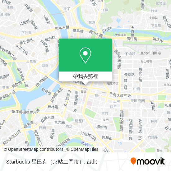 Starbucks 星巴克（京站二門市）地圖