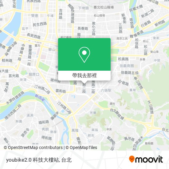 youbike2.0 科技大樓站地圖